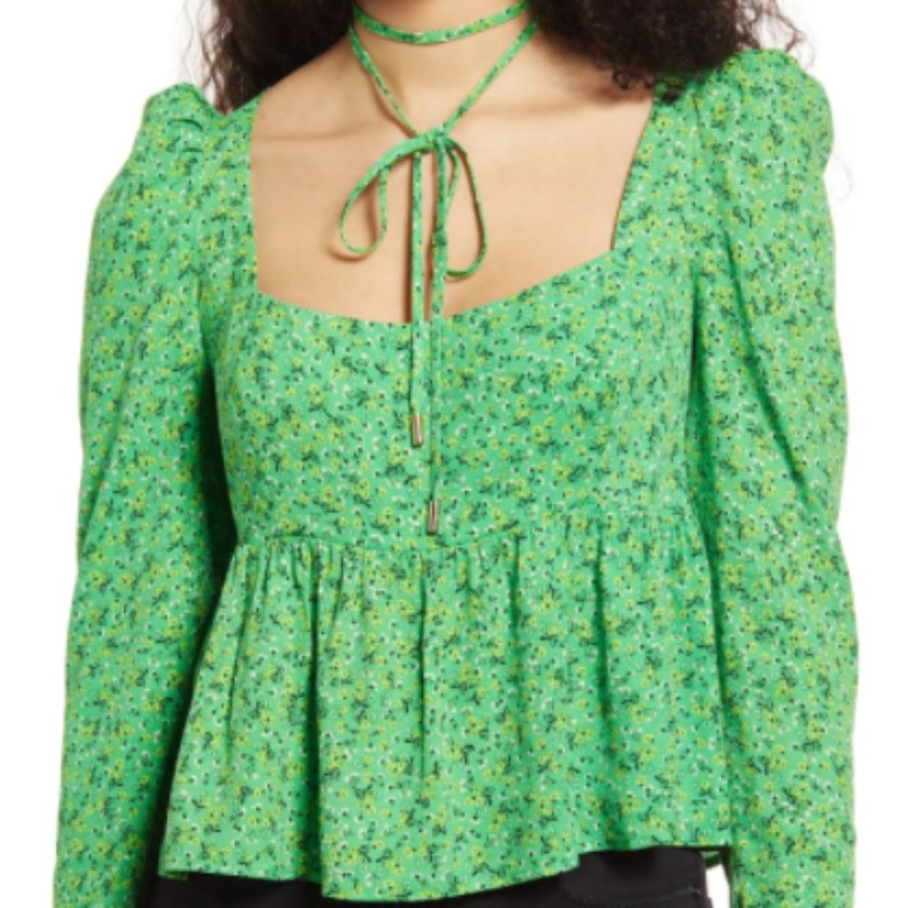 AFRM peplum top